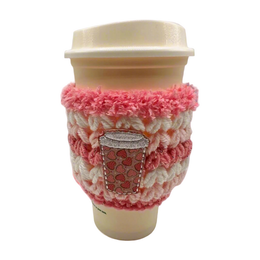 Heart Cup Coffee Cozy Sleeve