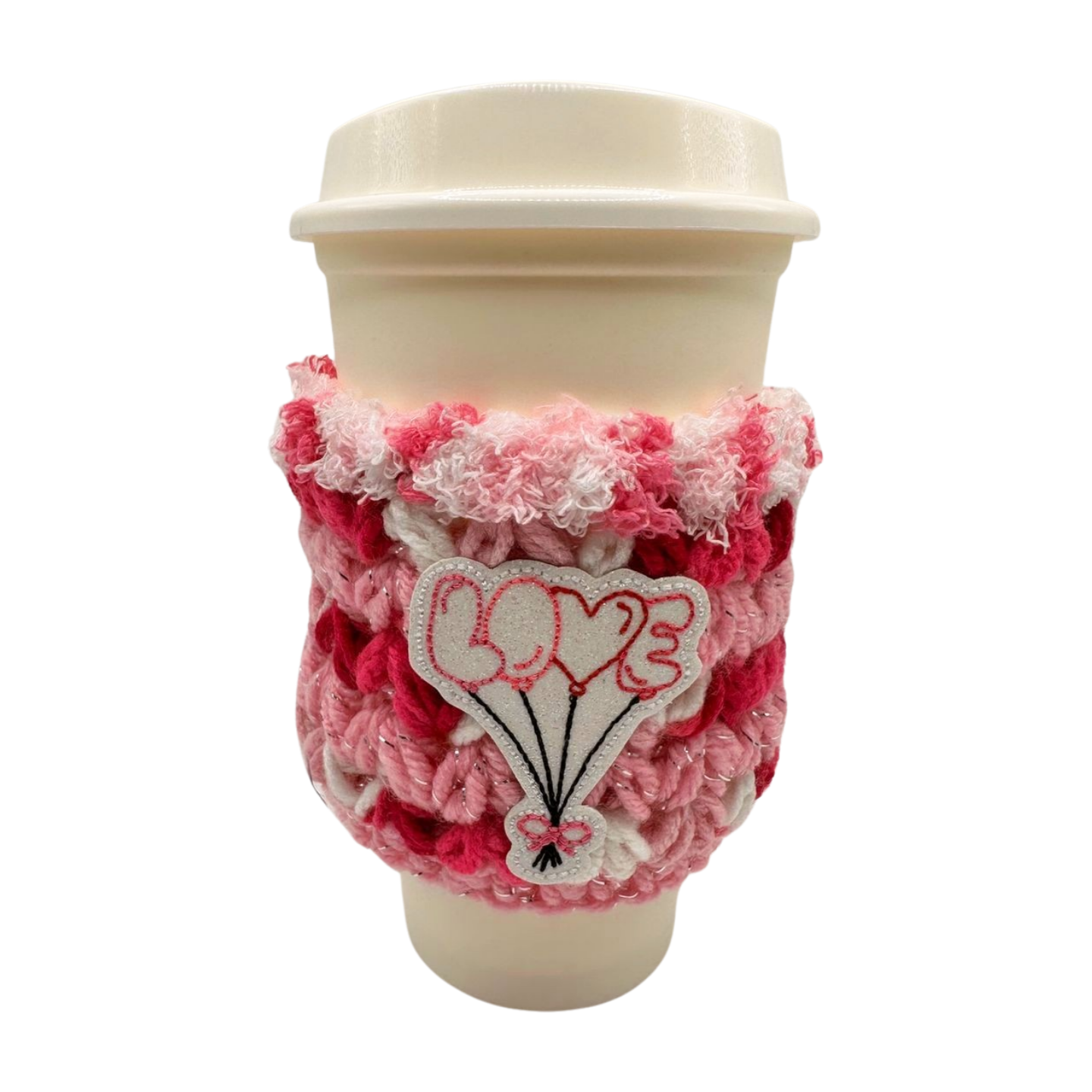 Love Balloon Coffee Cozy Sleeve