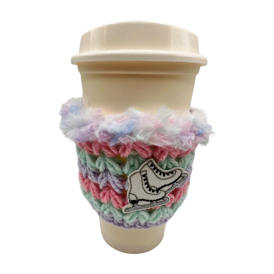 Ice Skate Coffee Cozy Sleeve