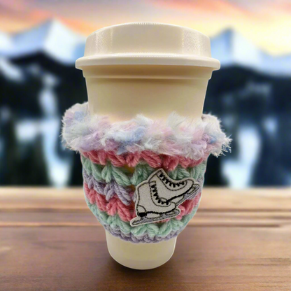 Ice Skate Coffee Cozy Sleeve