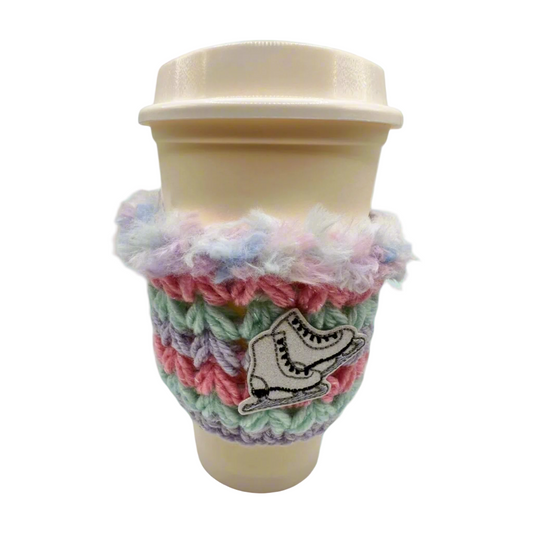 Ice Skate Coffee Cozy Sleeve