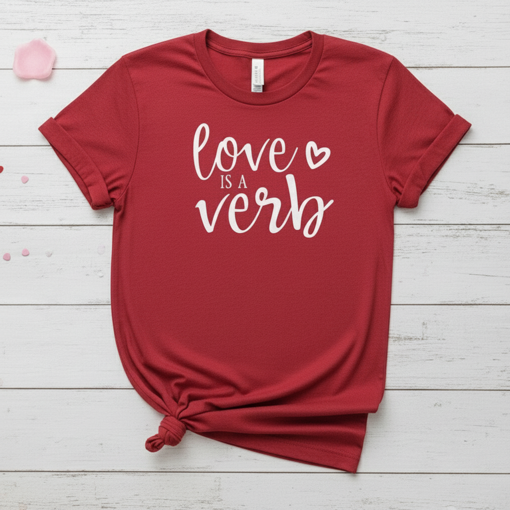 Love is a Verb T-Shirt
