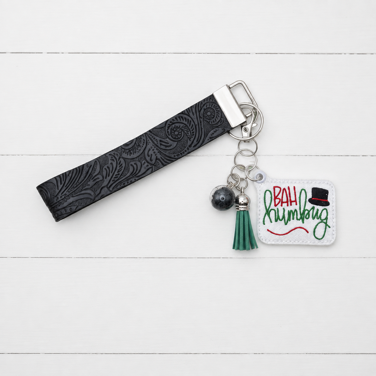 Bah Humbug Keychain and Wristlet