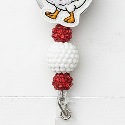 Santa Goose Badge Reel