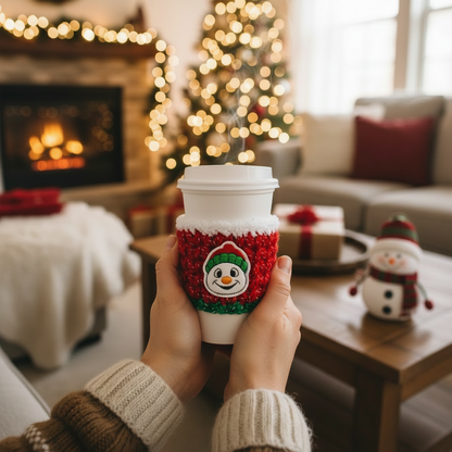 Beanie hat snowman holiday lifestyle image