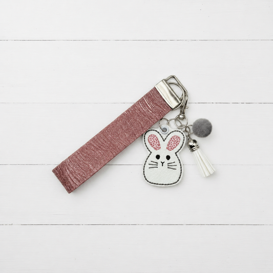 Big Ear Bunny Keychain and Wristlet
