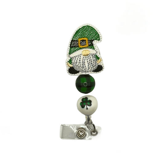 Leprechaun Gnome Badge Reel