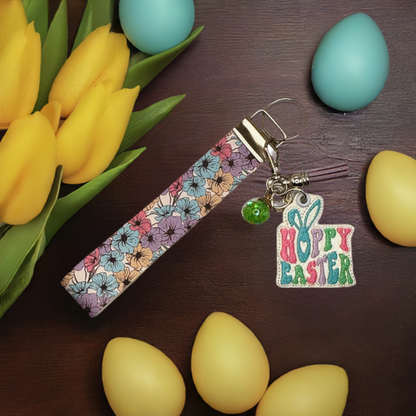 Hoppy Easter Keychain and Wristlet