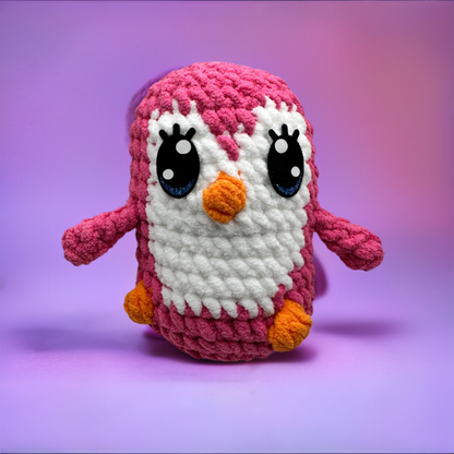 Pink Penguin Plushie