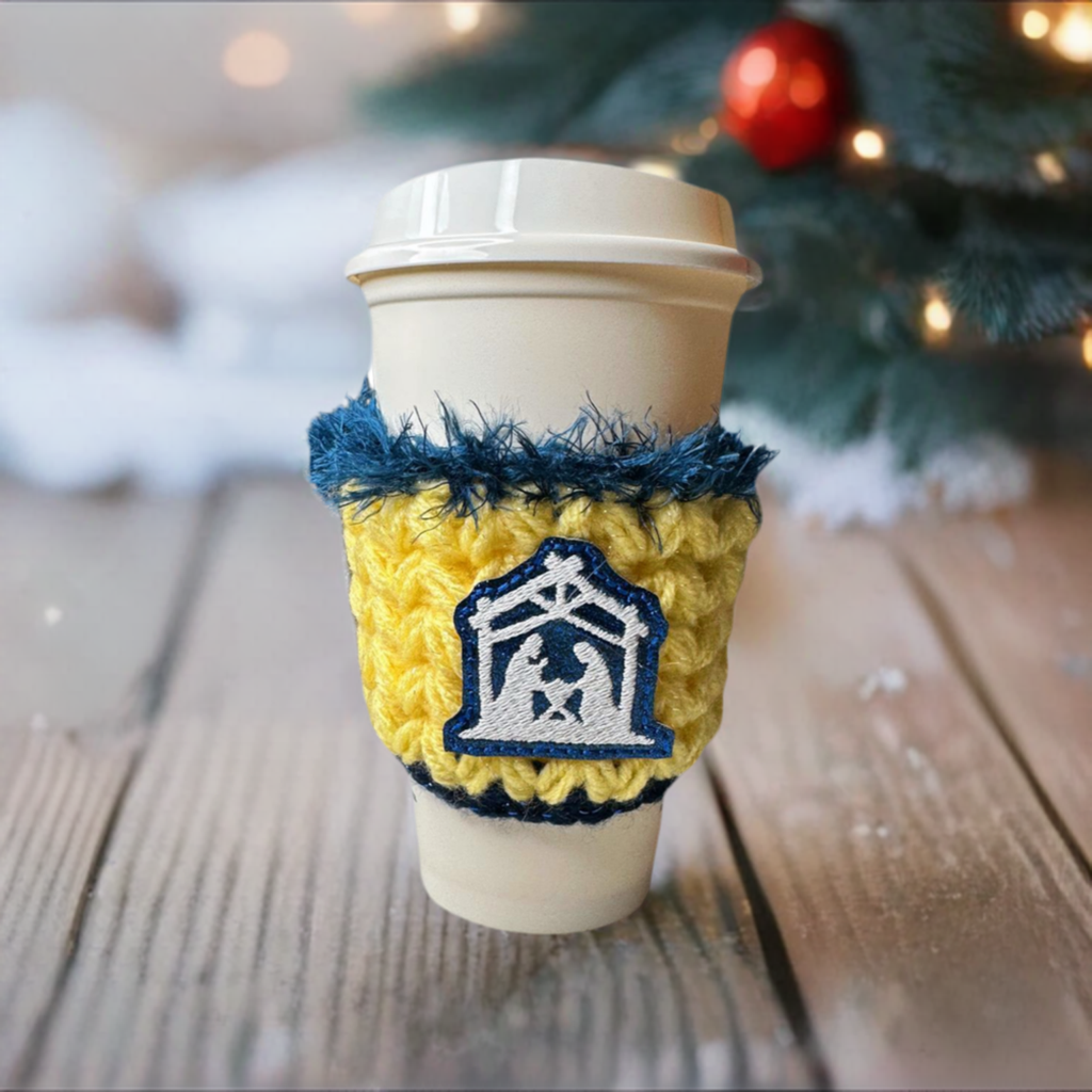 Nativity Coffee Cozy