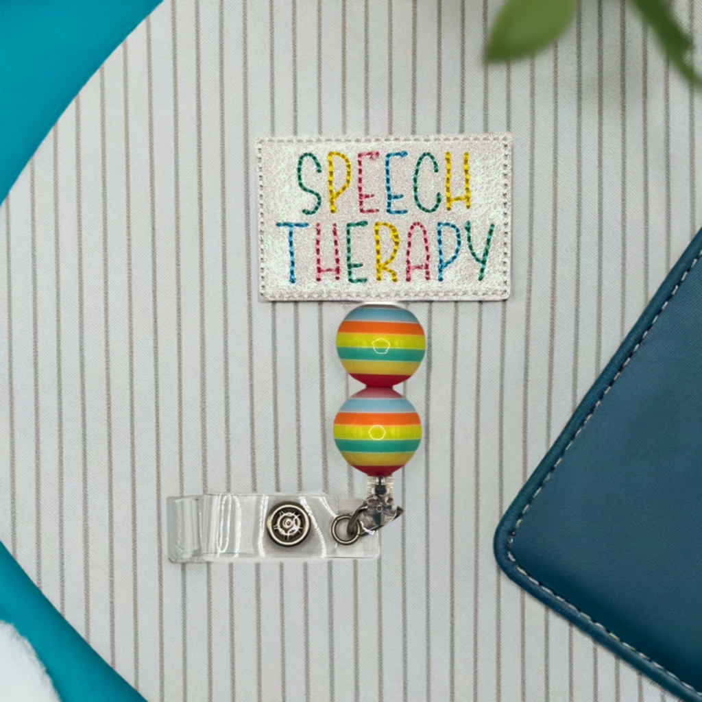 Speech Therapy Badge Reel