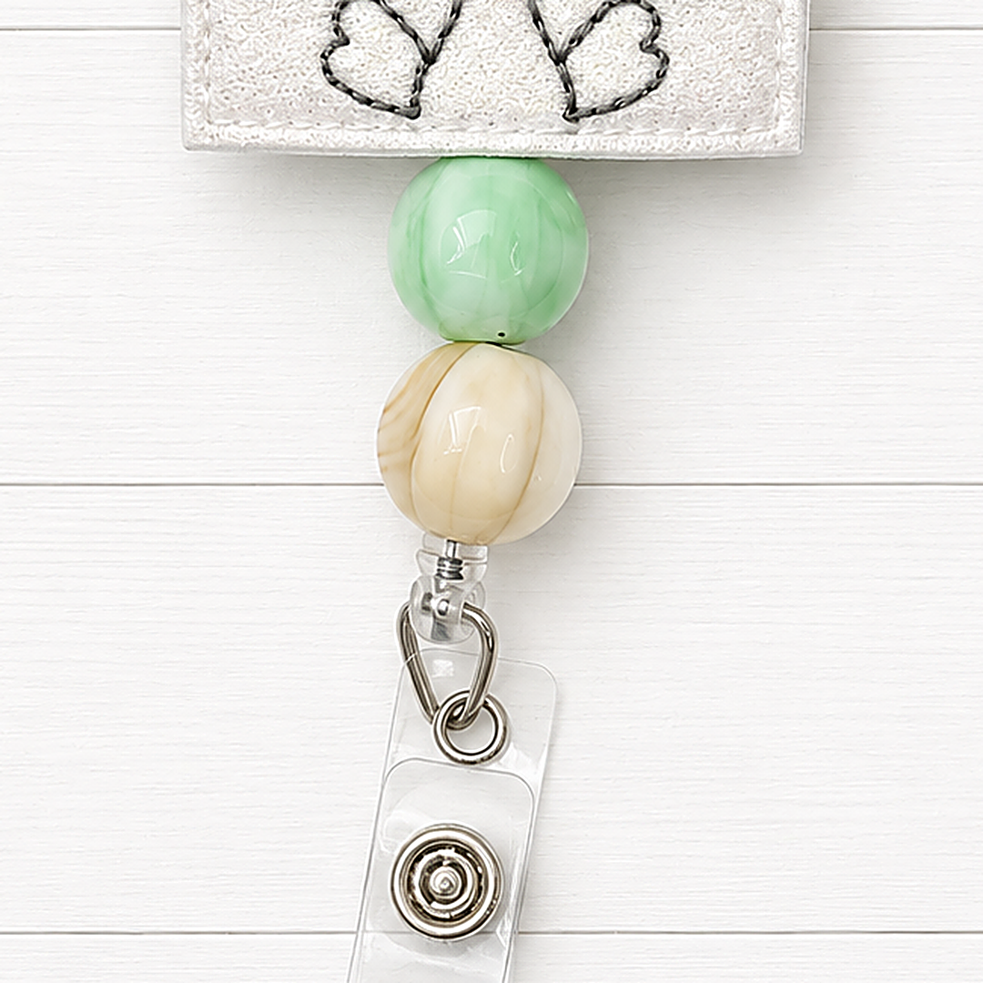 Happy Leaf Goose Badge Reel