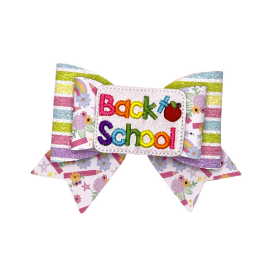 Back to School Hair Bow