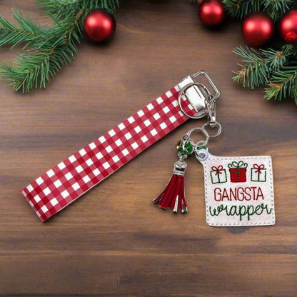 Gangsta Wrapper Keychain and Wristlet