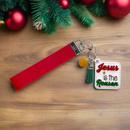 Jesus is the Reason Keychain and Wristlet