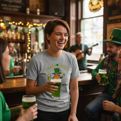 Peace Luck and Green Beer T-Shirt