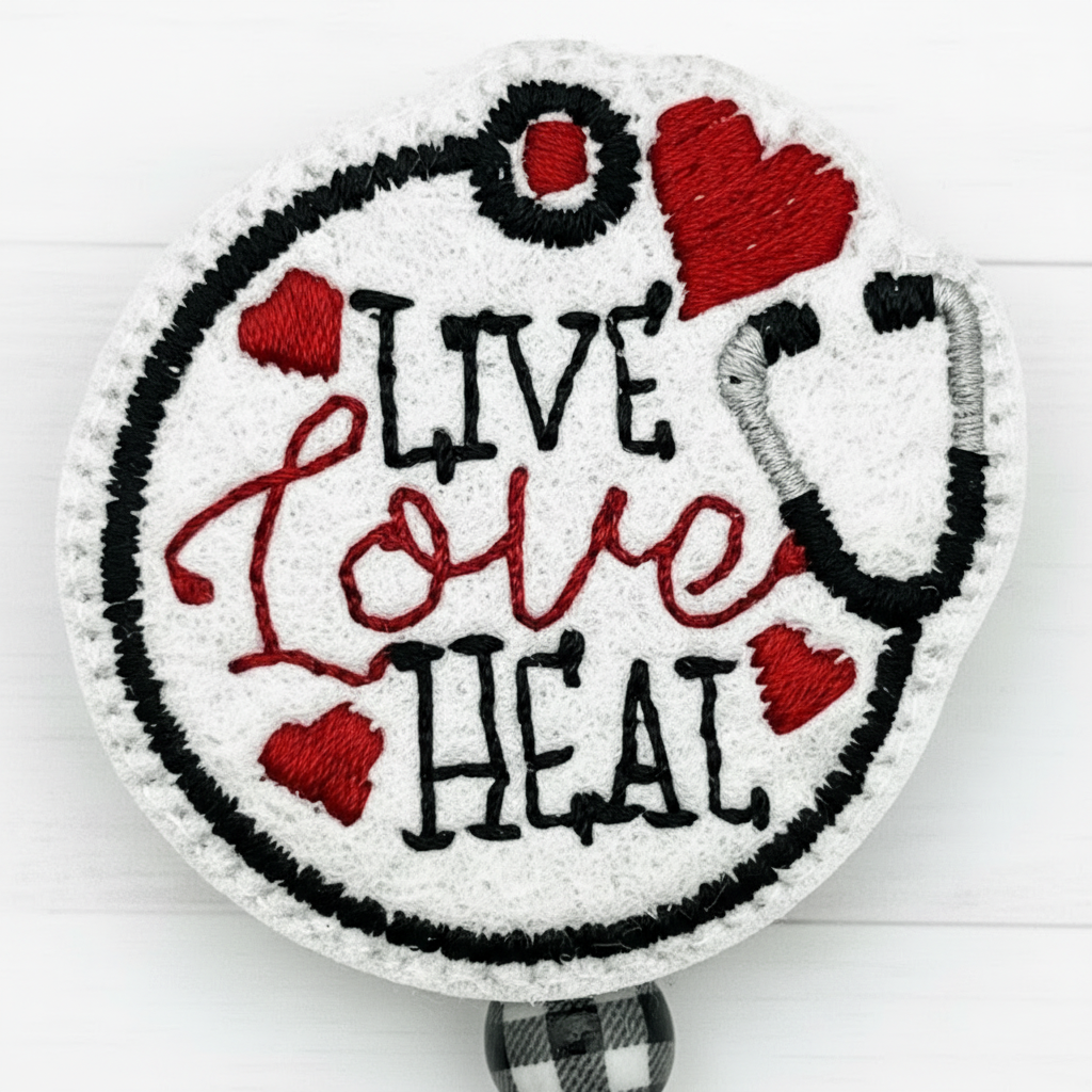 Live Love Heal badge reel