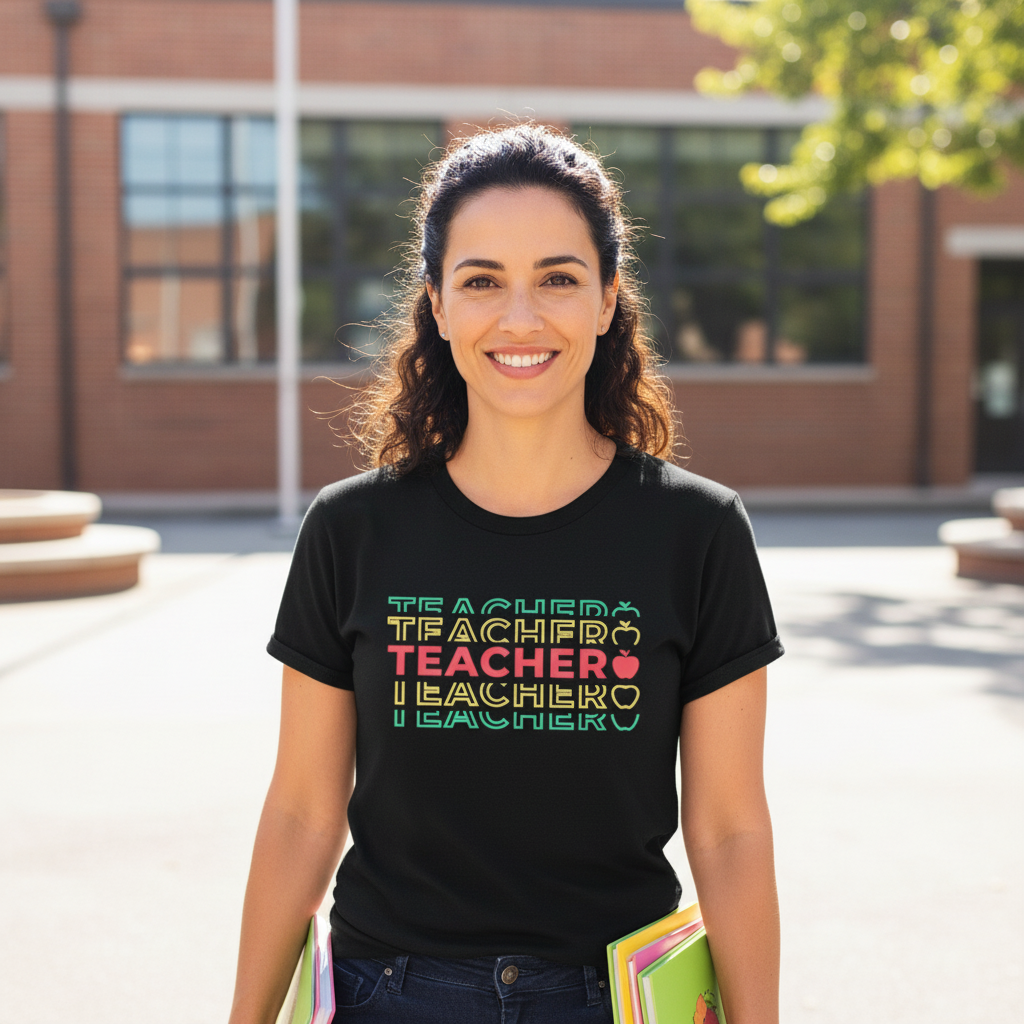Teacher with apple T-Shirt
