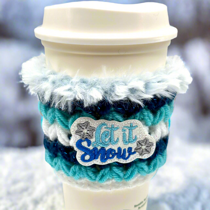 Let It Snow Coffee Cozy