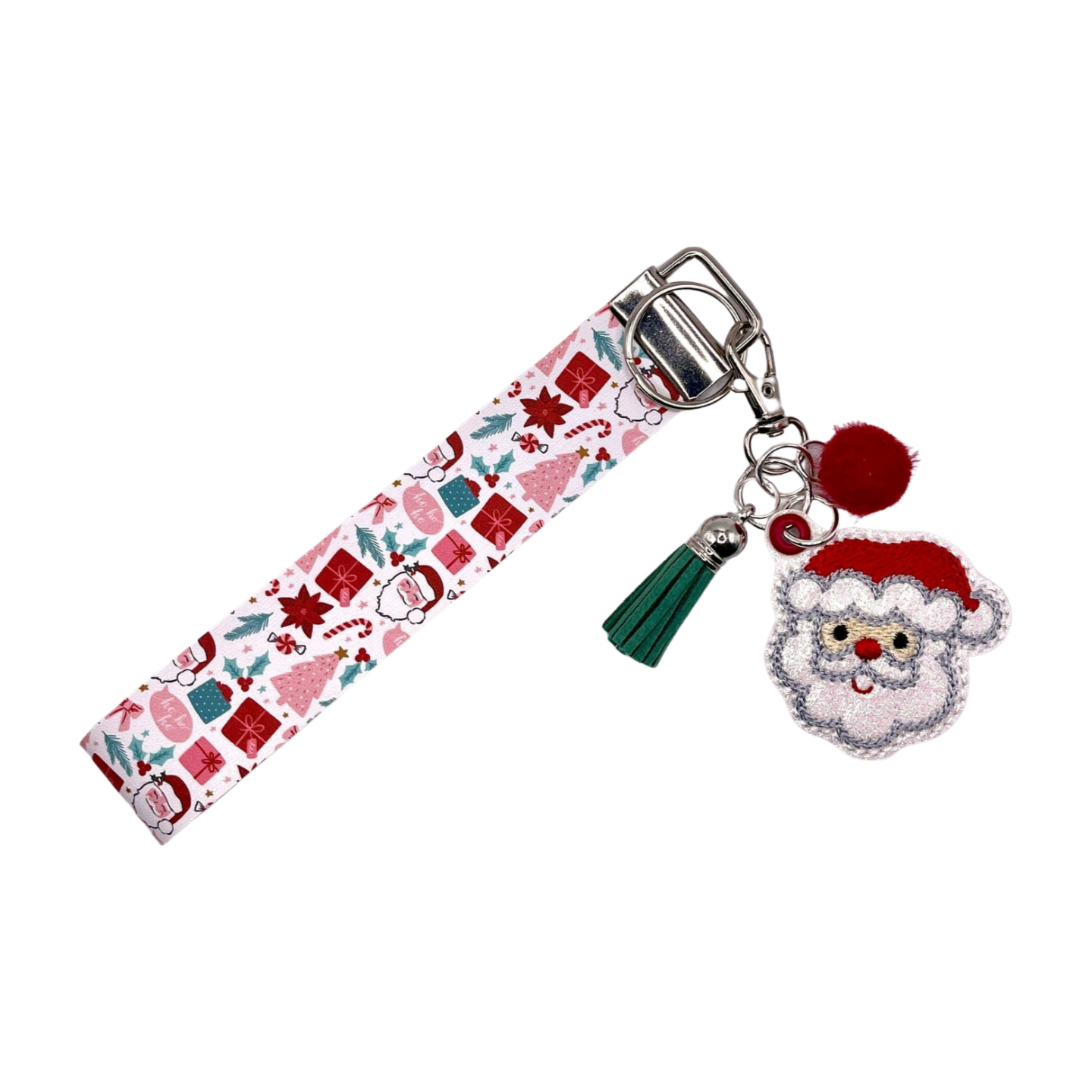 Santa Keychain and Wristlet