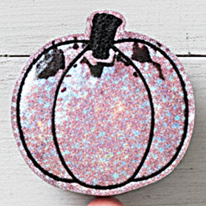 Leopard Pumpkin Beaded Badge Reel
