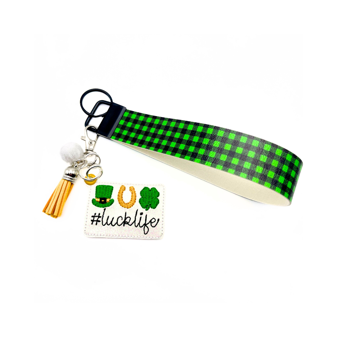 Luck Life Keychain and Wristlet