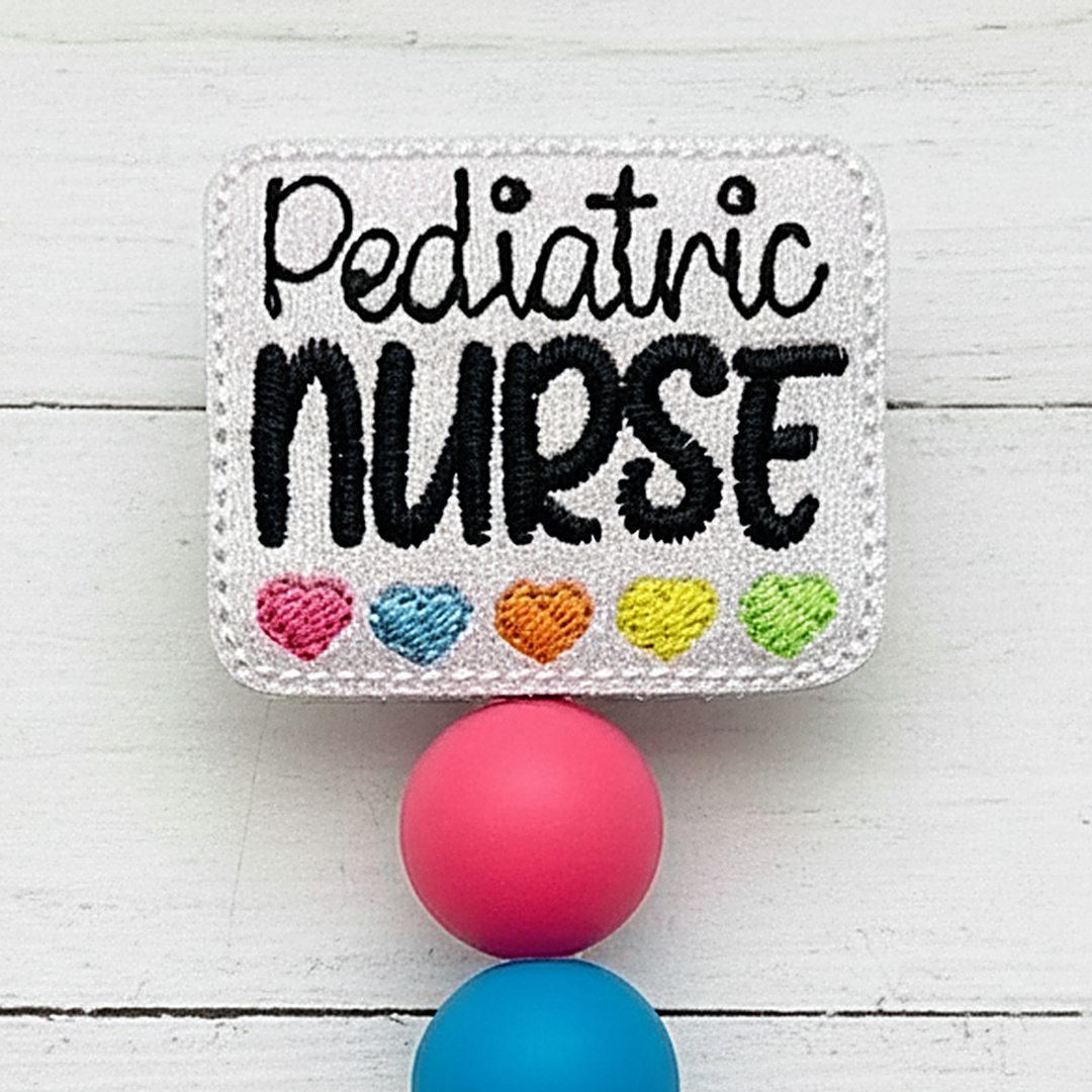 Pediatric Nurse Badge Reel