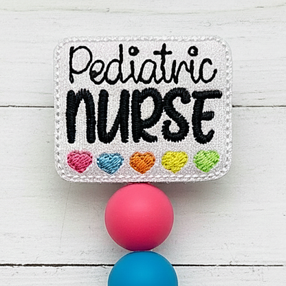 Pediatric Nurse Badge Reel