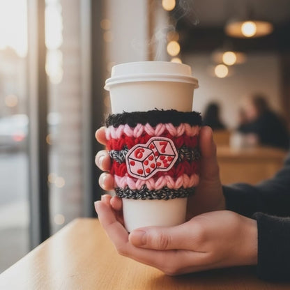 Love Dice Coffee Cozy