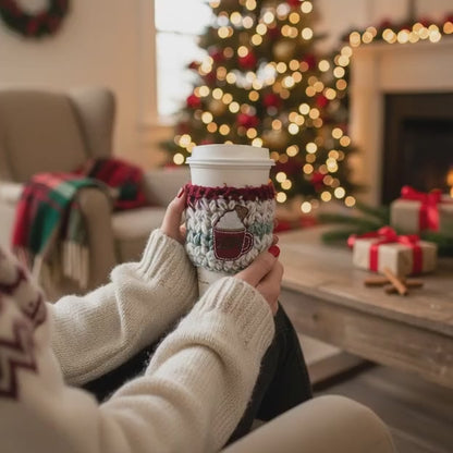 Red Cozy Cider Mug Coffee Cozy