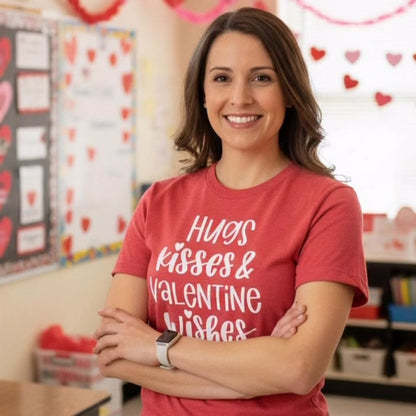 Hugs, Kisses and Valentine Wishes T-Shirt