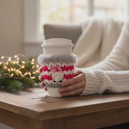 Love Gnome Coffee Cozy