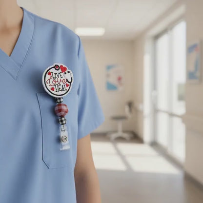 Live Love Heal badge reel