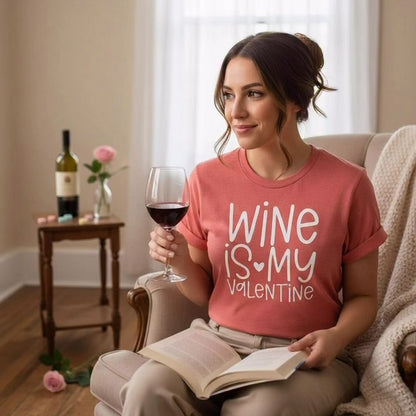 Wine is My Valentine T-Shirt