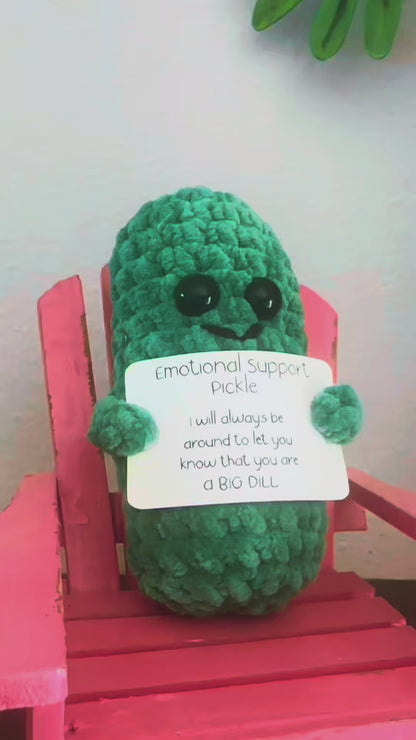 Emotional Support Pickle Plushie