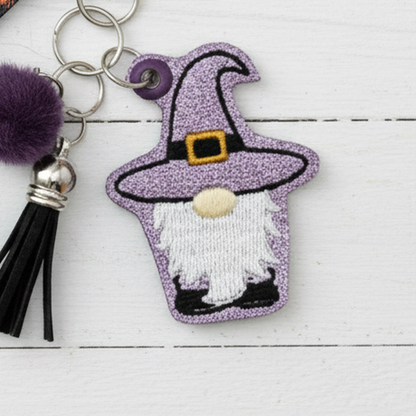 Witch Gnome Keychain and Wristlet