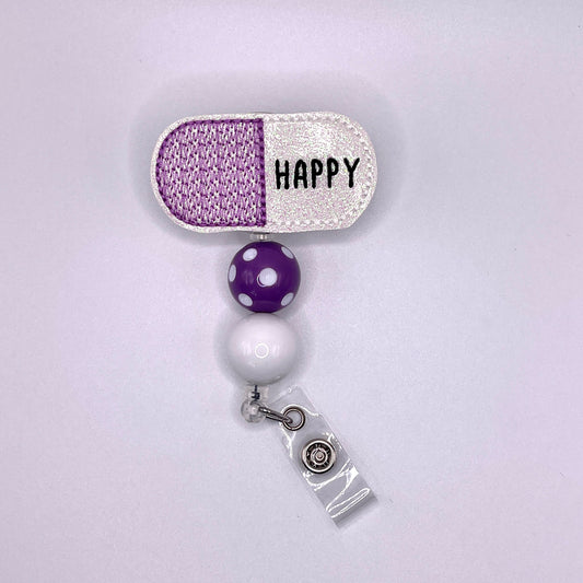 Happy Pill Badge Reel