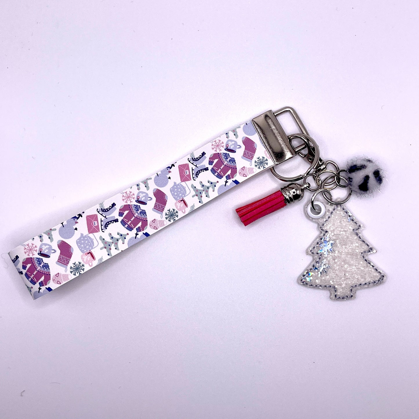 Sparkly Tree Keychain and Wristlet