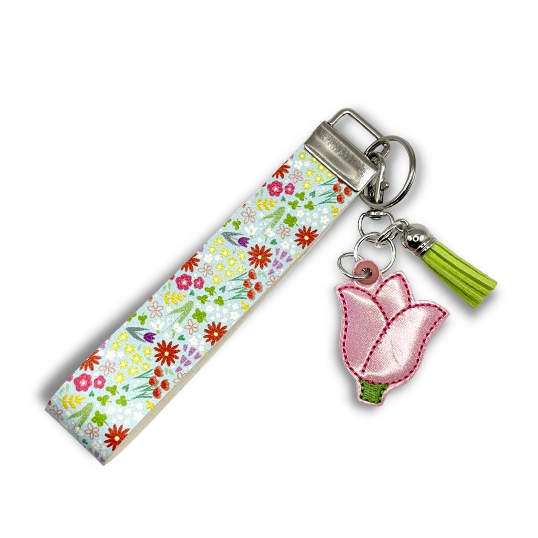 Tulip Keychain and Wristlet