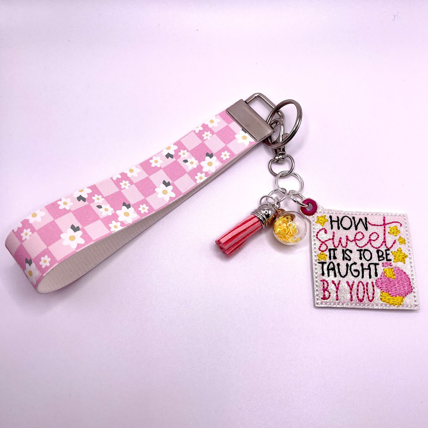 How Sweet Is To Be Taught By You Keychain and Wristlet