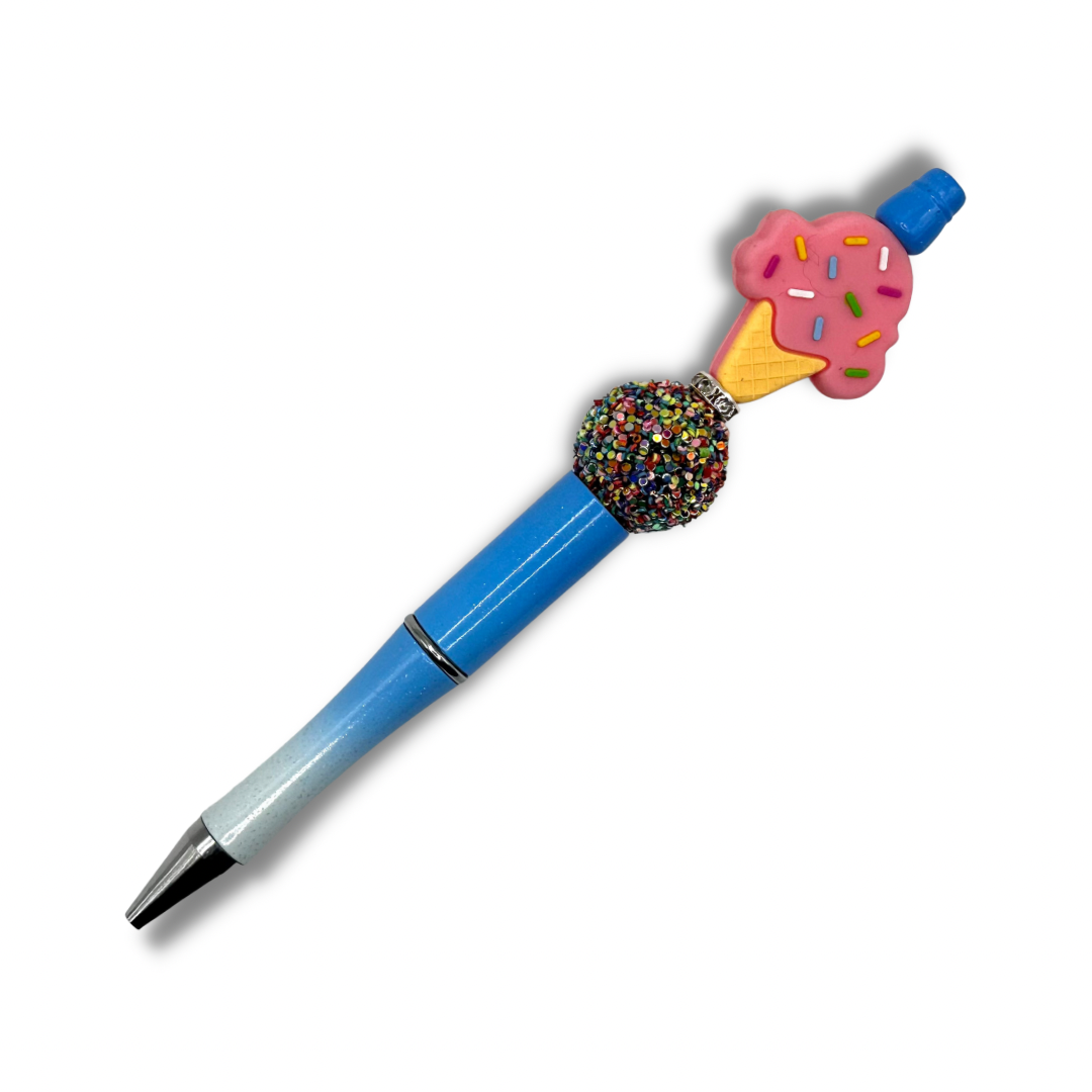 Ice Cream Beaded Pen