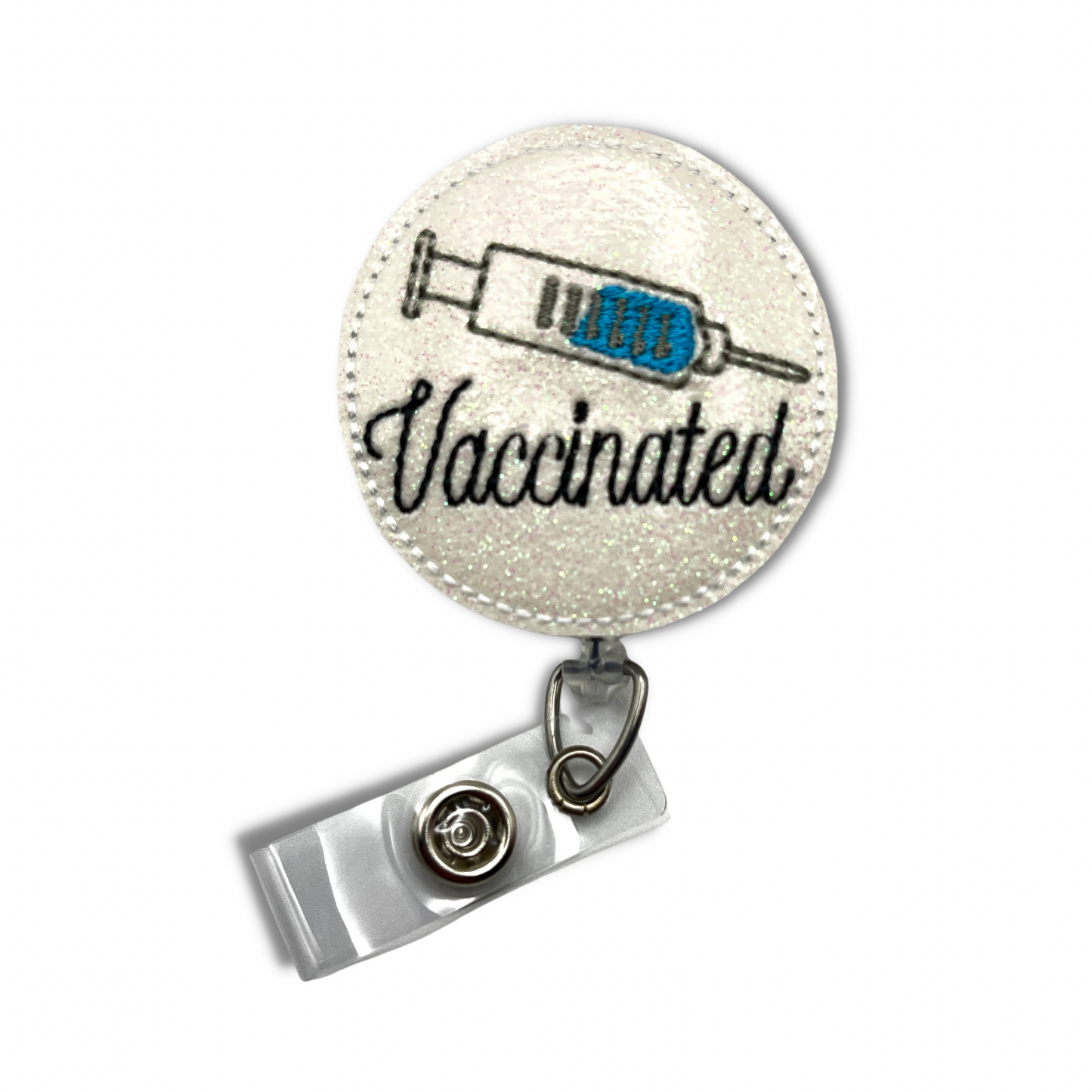 Vaccinated badge reel