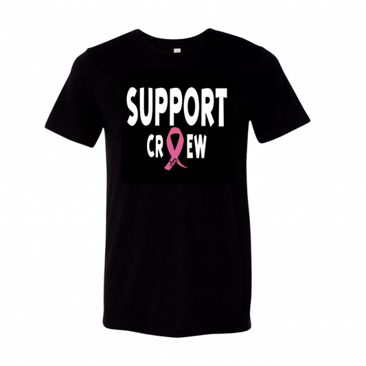 Breast Cancer Support Crew T-Shirt