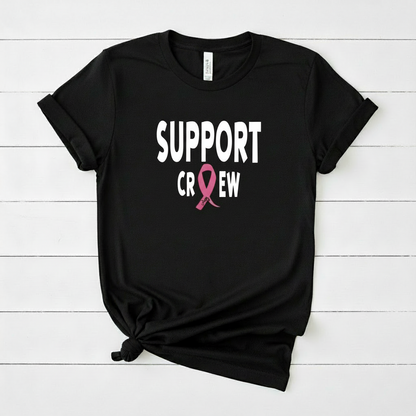 Breast Cancer Support Crew T-Shirt