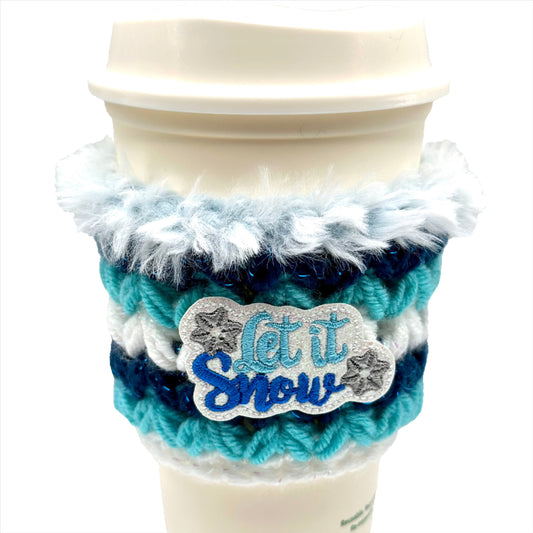 Let It Snow Coffee Cozy