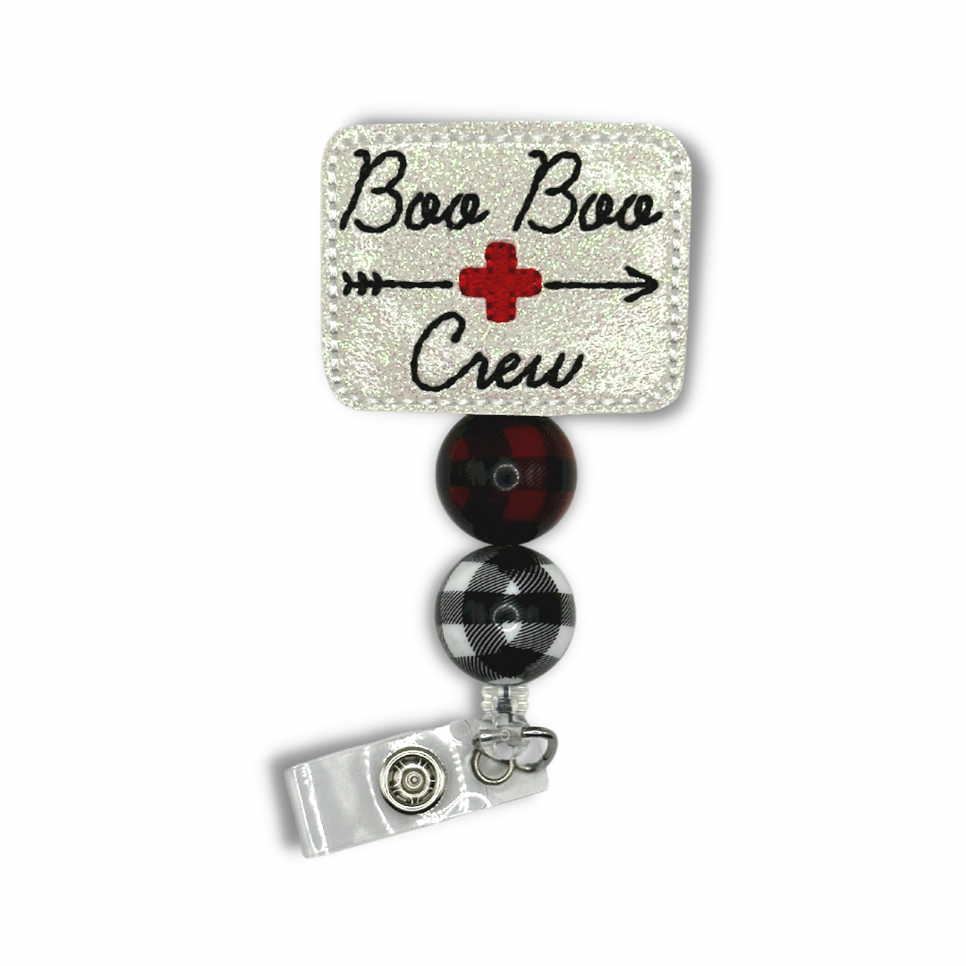 Boo Boo Crew Beaded Badge Reel