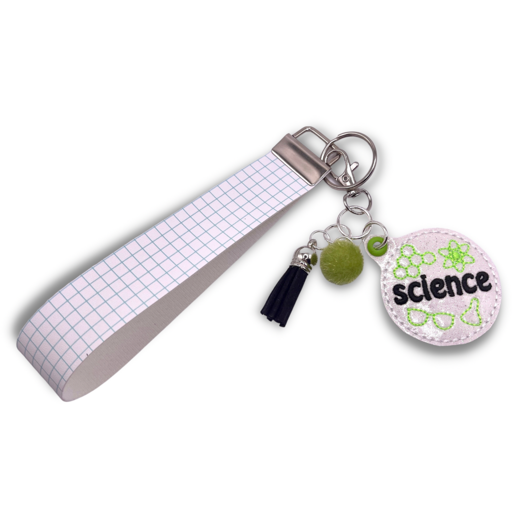 Science Keychain and Wristlet