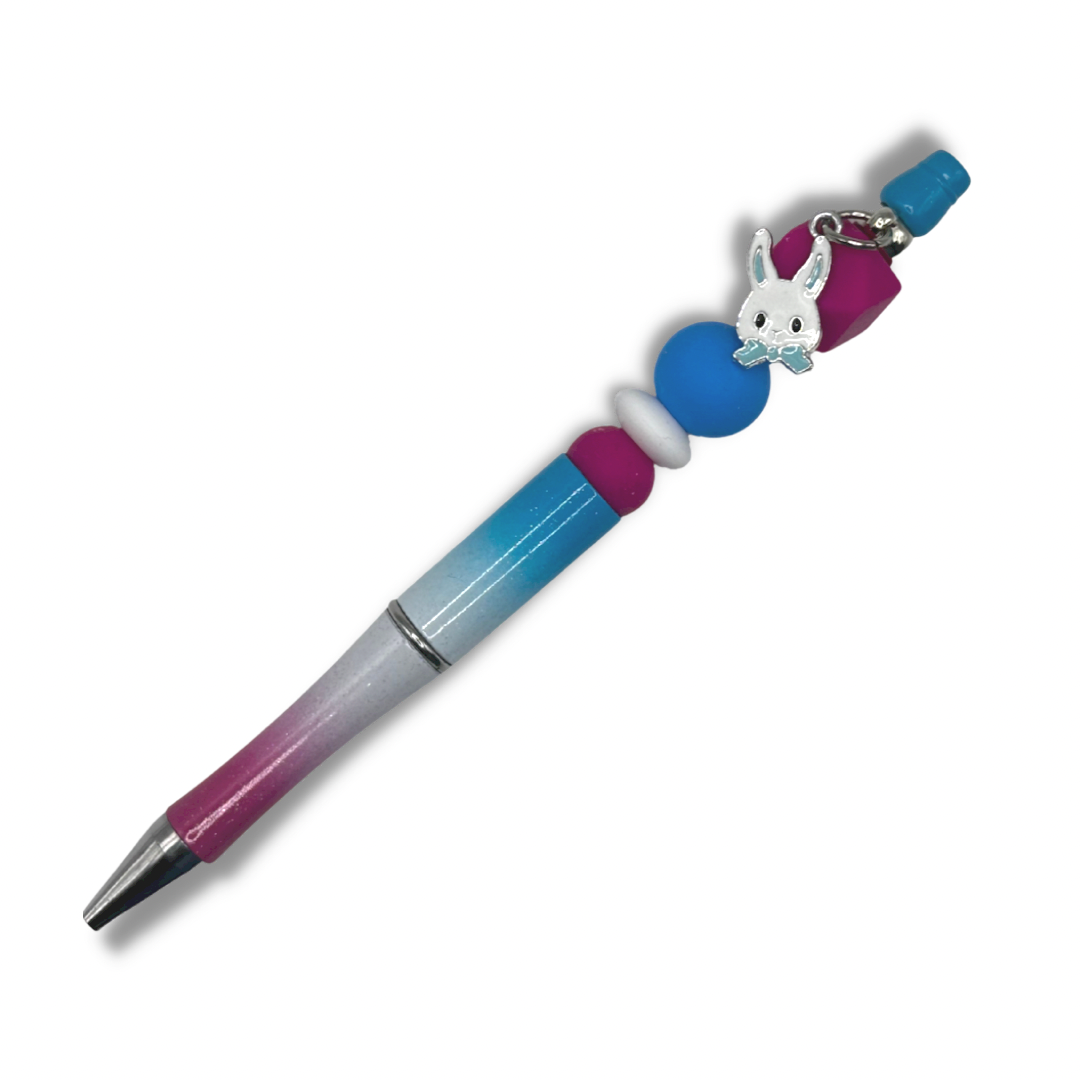Bunny Charm Beaded Pen