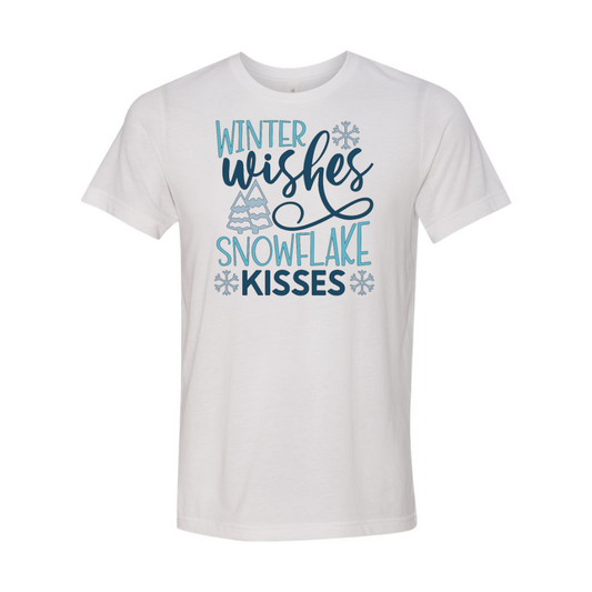 Winter Wishes and Snowflake Kisses T-Shirt